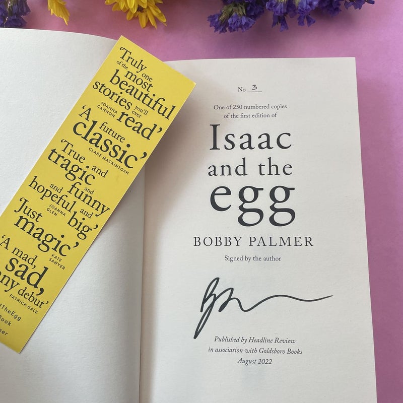 Isaac and the Egg (signed edition from Goldsboro Books 3/250