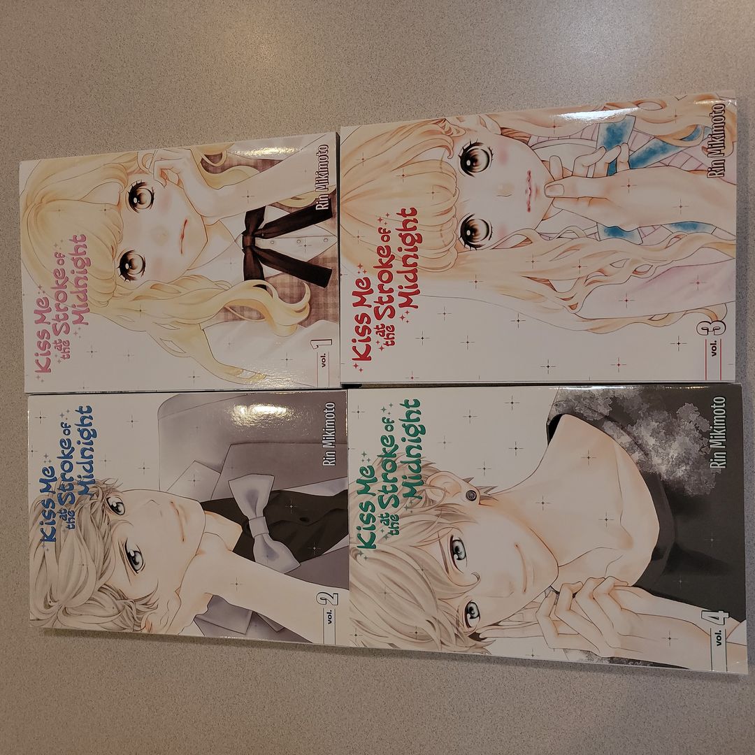 Lot of Kiss Me at the Stroke of Midnight vol 1-4