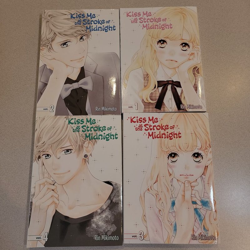 Lot of Kiss Me at the Stroke of Midnight vol 1-4