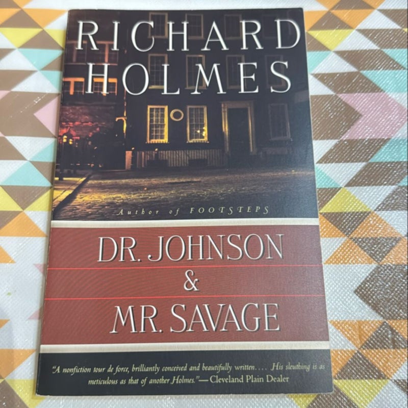 Dr. Johnson and Mr. Savage