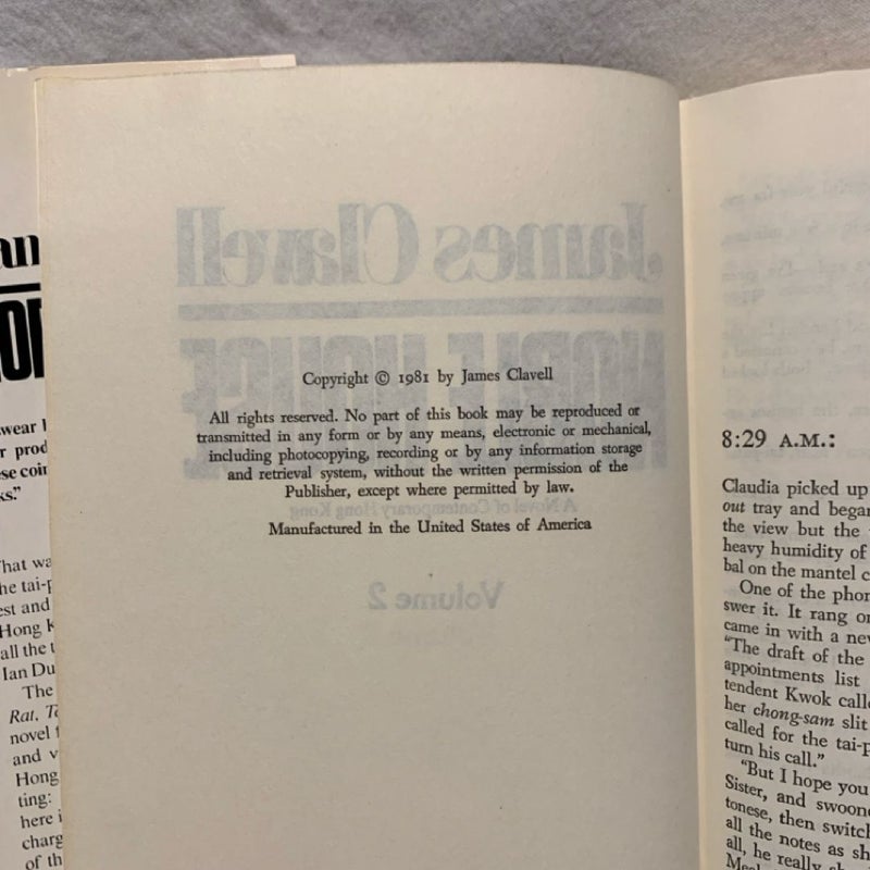Noble House Volume 1 & 2 (1st BCE)