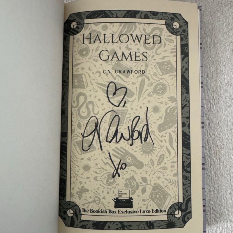 Bookish Box’s Hallowed Games 