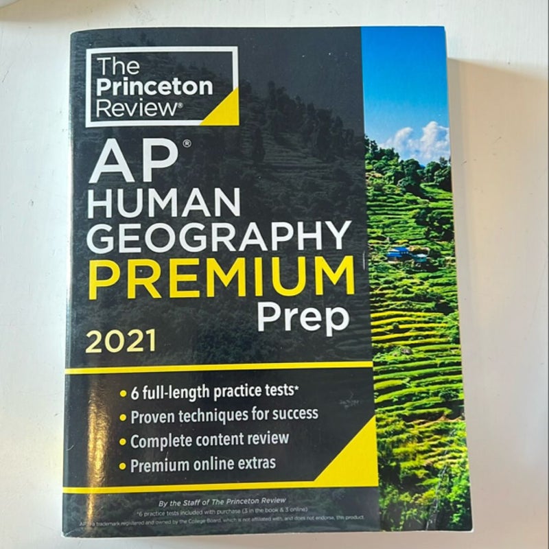 Princeton Review AP Human Geography Premium Prep 2021