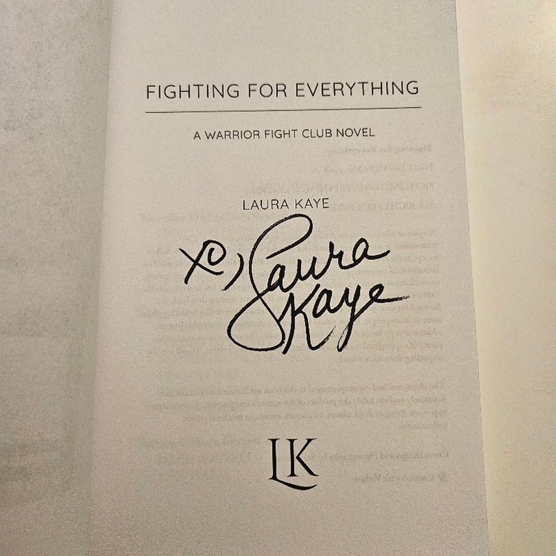 Fighting for Everything - Signed