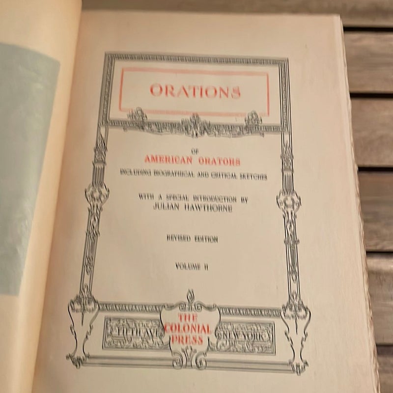 Orations by American Orators (1900)