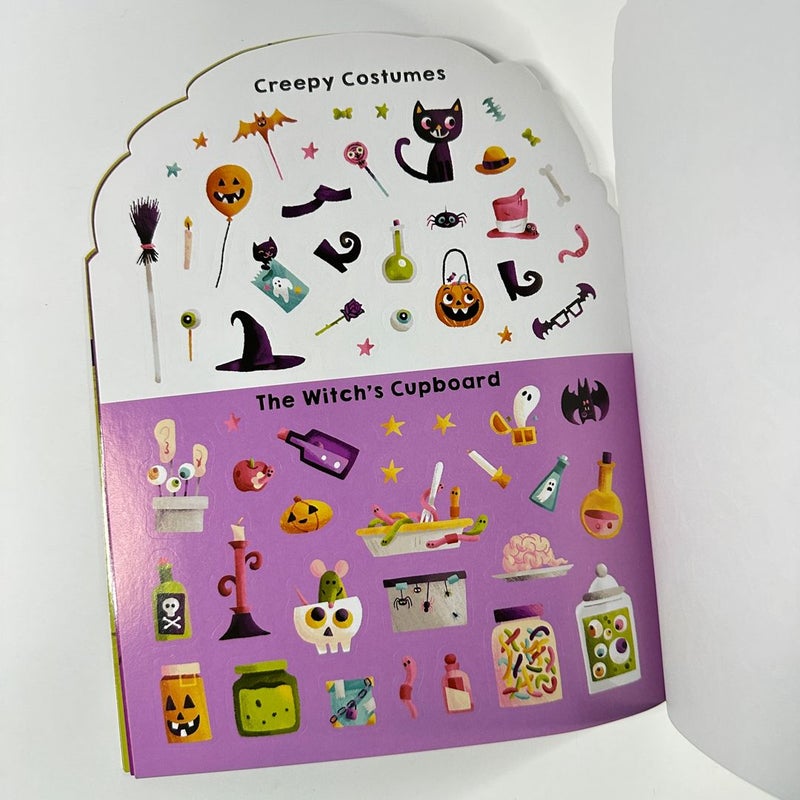 Priddy Books Sticker Friends Halloween, Reusable Stickers, NEW