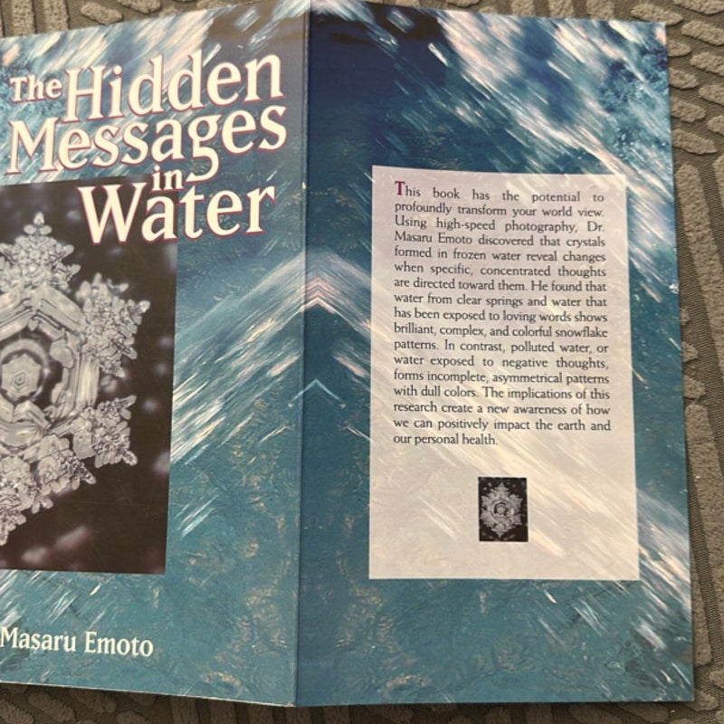 The Hidden Messages in Water