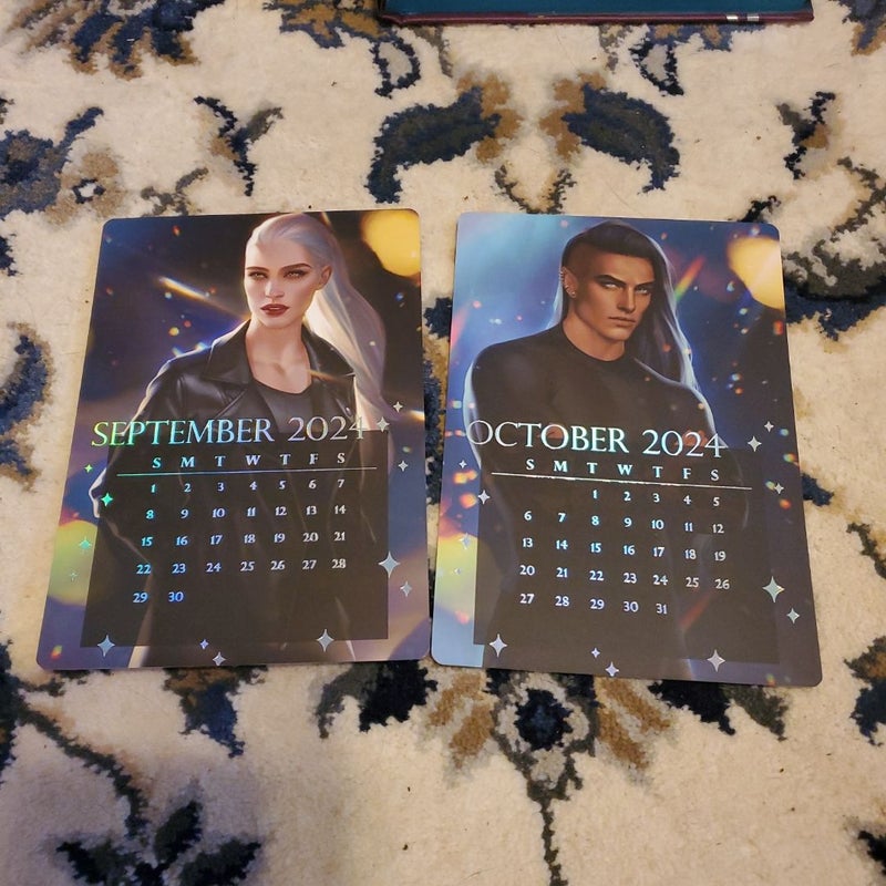 Throne of Glass, ACOTAR, & Crescent City calendar/art cards