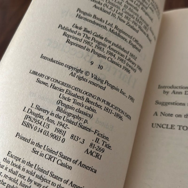 Uncle Tom's Cabin