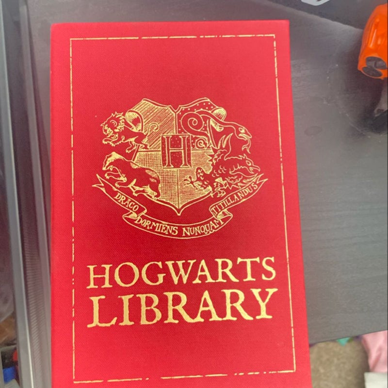 The Hogwarts Library (3 volume set): Fantastic Beasts and Where to Find Them, Tales of Beedle the Bard, and Quiditch Through the Ages