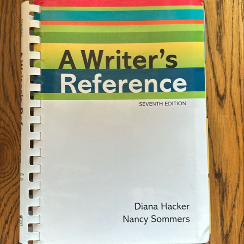 A Writer's Reference