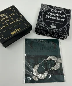 Bookish jewelry (Addie larue, crave, wild is the witch)