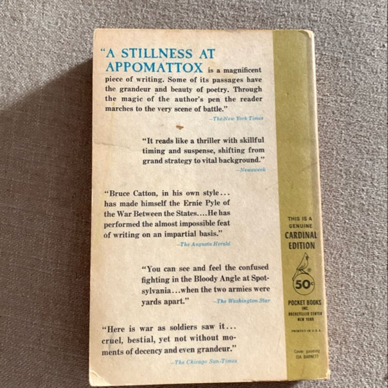 A STILLNESS AT APPOMATTOX - Vintage Cardinal Giant Paperback (1959)