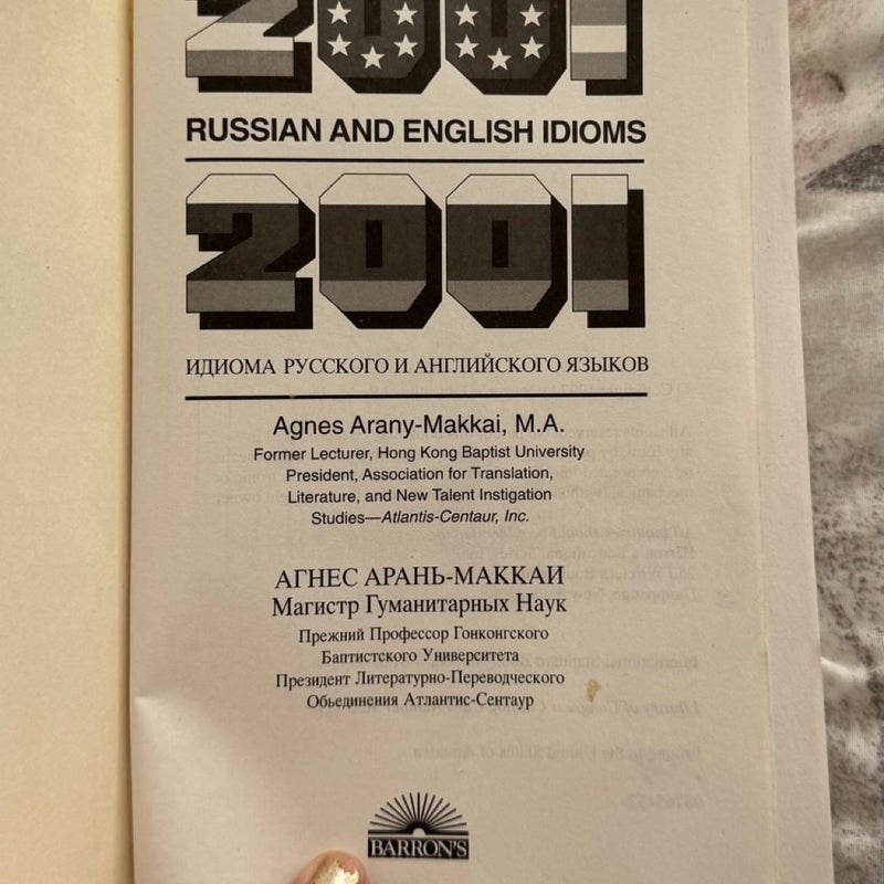 2001 Russian and English Idioms