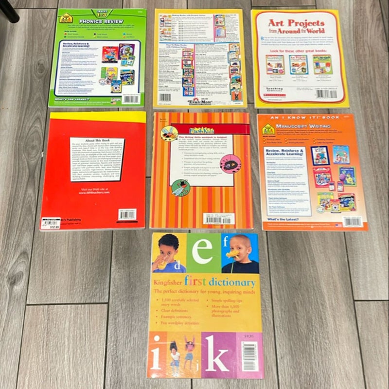 Bundle! My First Dictionary and Children Workbooks Grades K-3