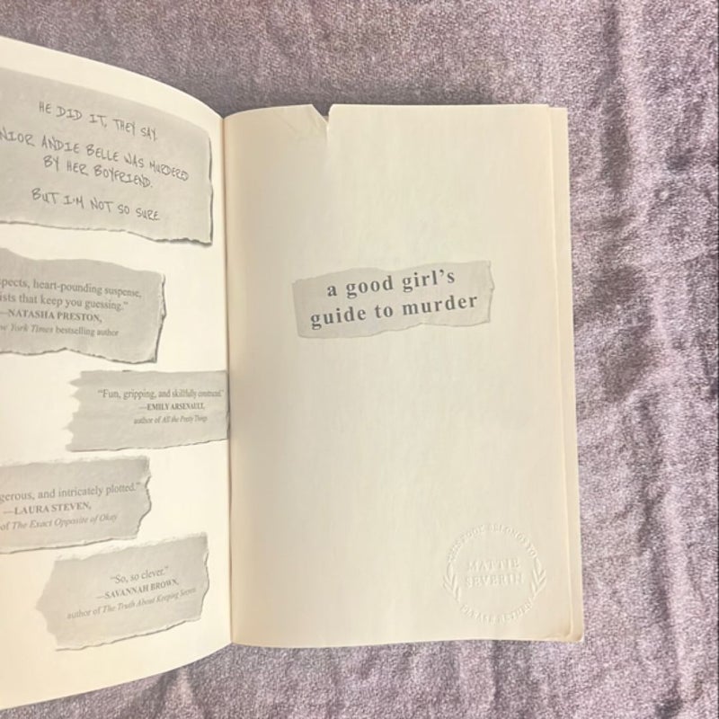A Good Girl's Guide to Murder