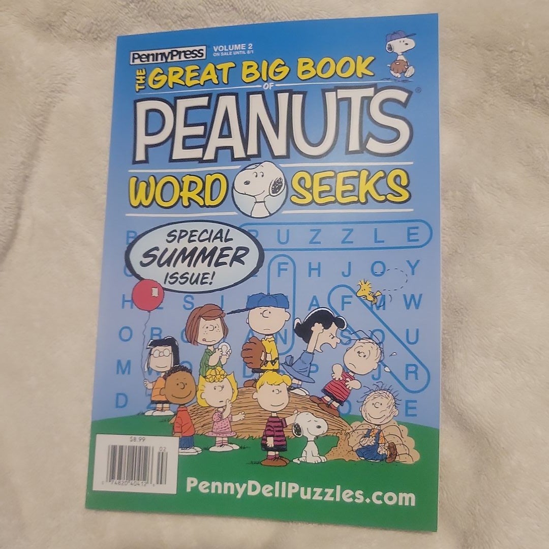 Penny Press The Great Big Book of Peanuts Word Seeks by Penny