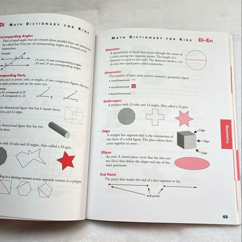 Math Dictionary for Kids