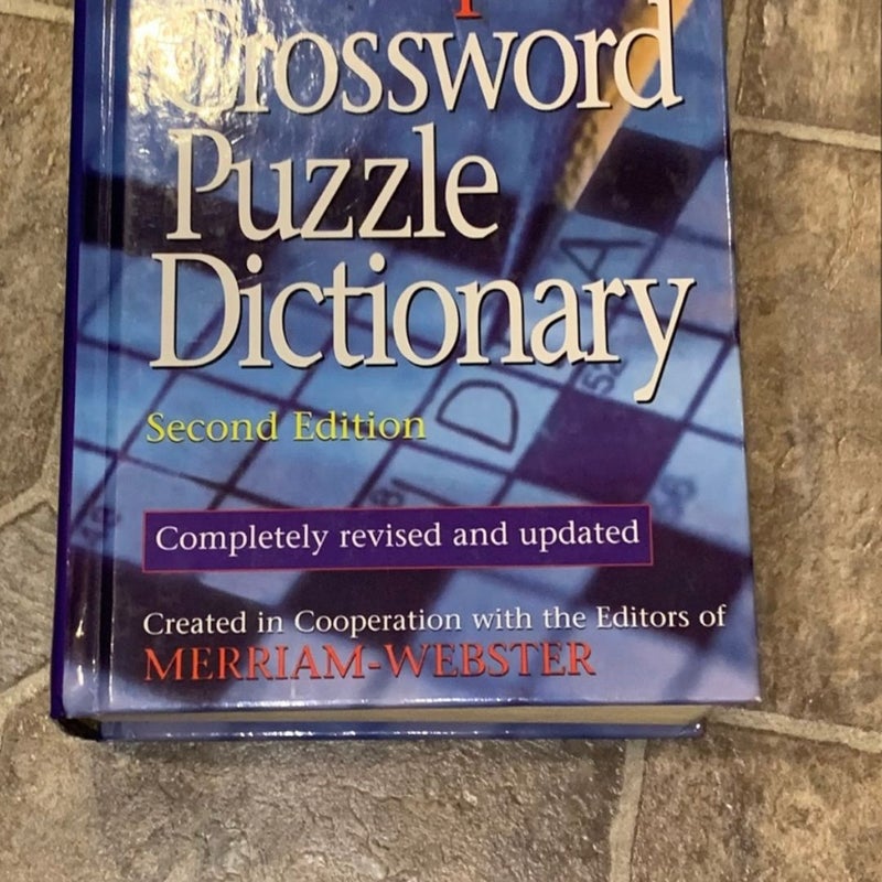 Webster’s New Explorer Crossword Puzzle Dictionary Second Edition Hardback Book