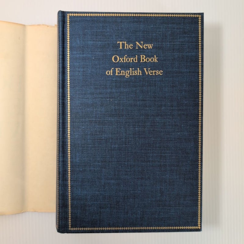 The New Oxford Book of English Verse, 1250-1950