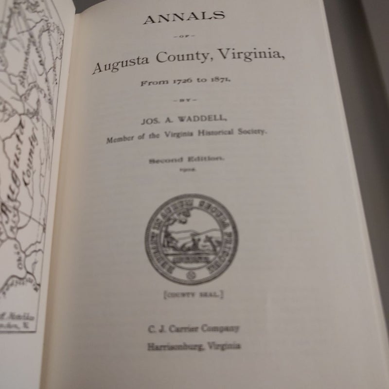 Annals of Augusta County Virginia 1726-1871