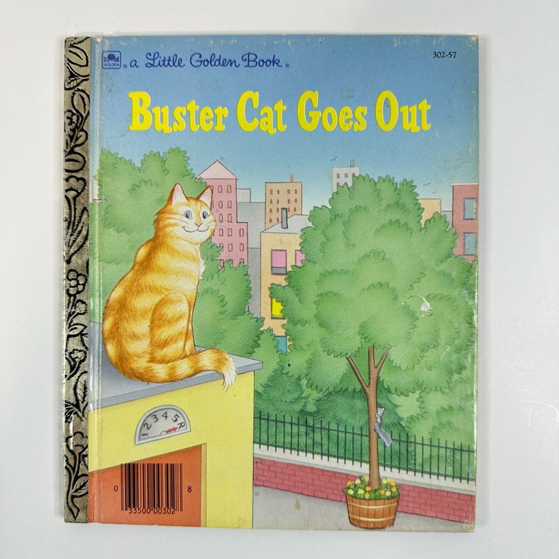 Buster Cat Goes Out, 1989 Little Golden Book