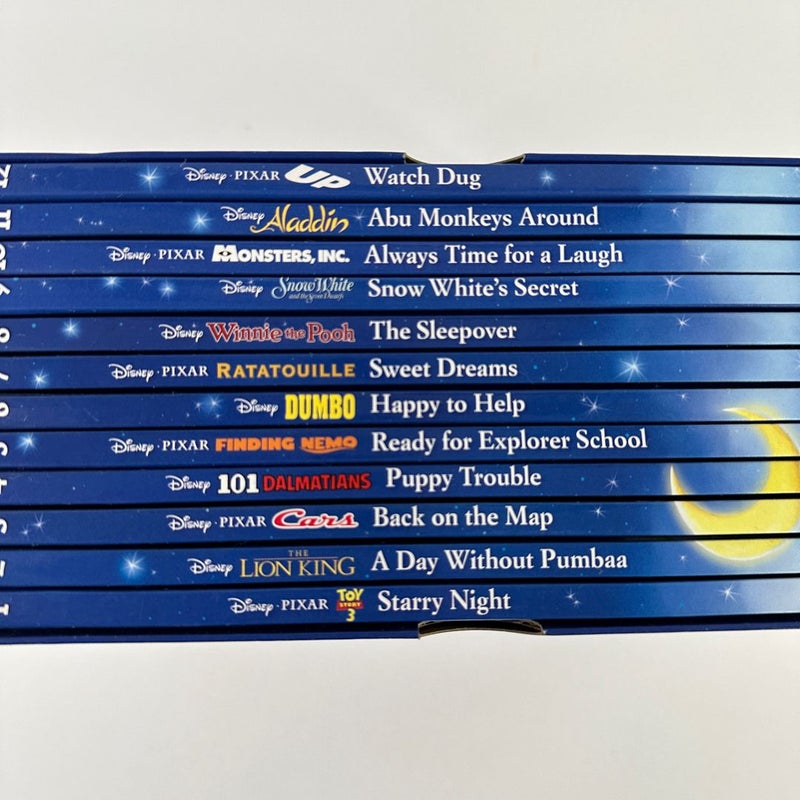 Disney 5-Minute Bedtime Stories Book Box Set, 12 Books
