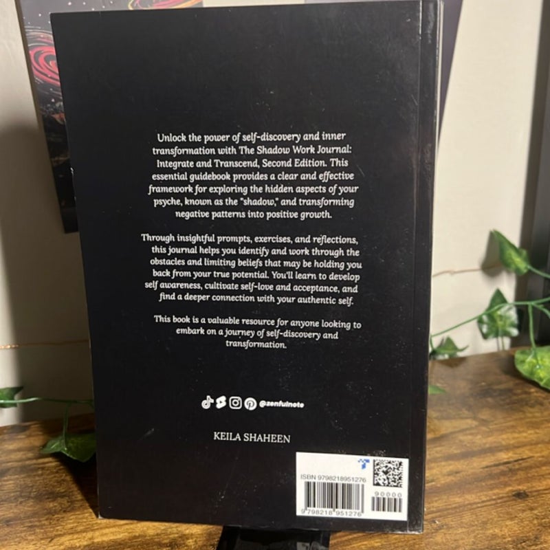 The Shadow Work Journal 2nd Edition: a Guide to Integrate and Transcend Your Shadows