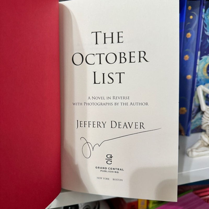 ** SIGNED ** The October List