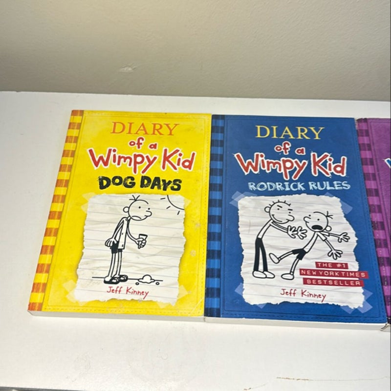 Diary of a Wimpy Kid (3 book bundle)