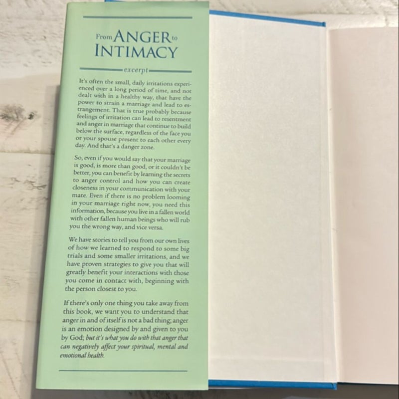 From Anger to Intimacy