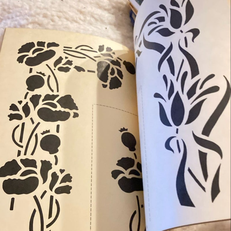 Floral Cut and Use Stencils