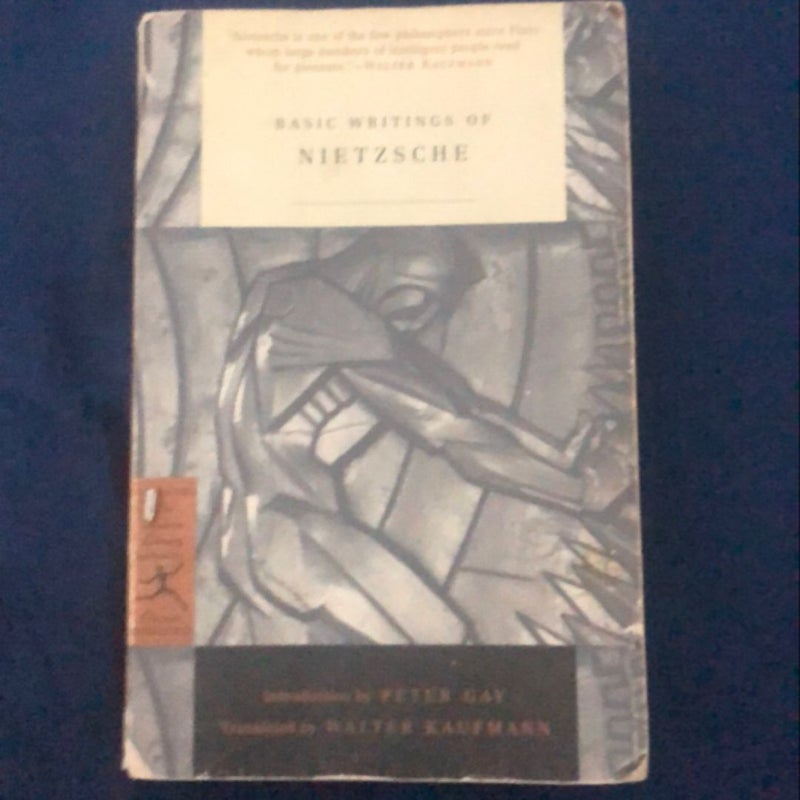 Basic Writings of Nietzsche