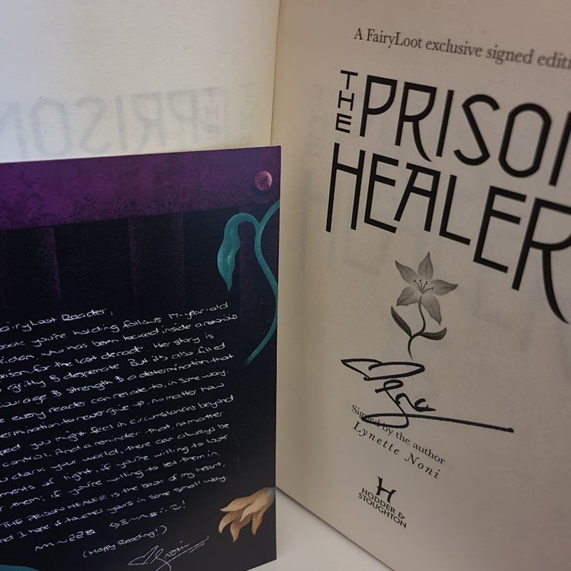 The Prison Healer (Fairyloot edition) by Lynette Noni