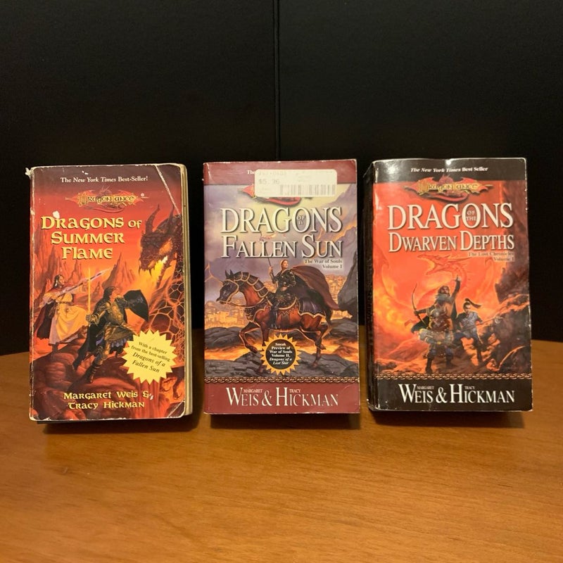 DragonLance Lot, 15 Books: Low Condition Reading Copies. PLEASE READ DESCRIPTION