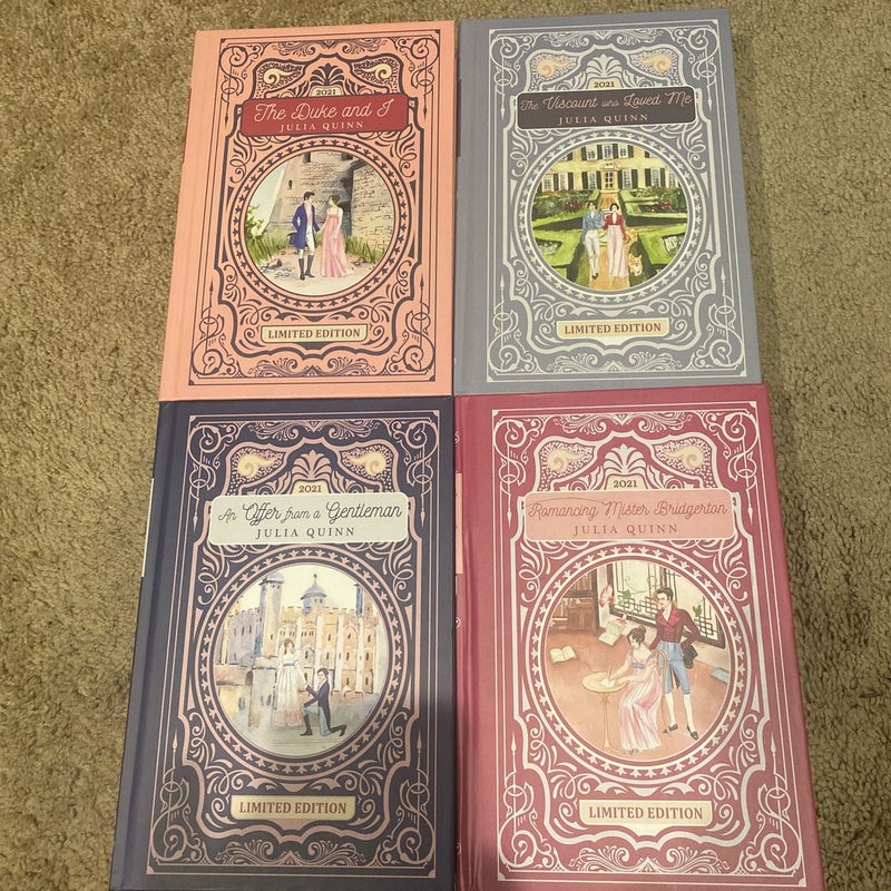 Once Upon a Book Club Bridgerton books 1-4
