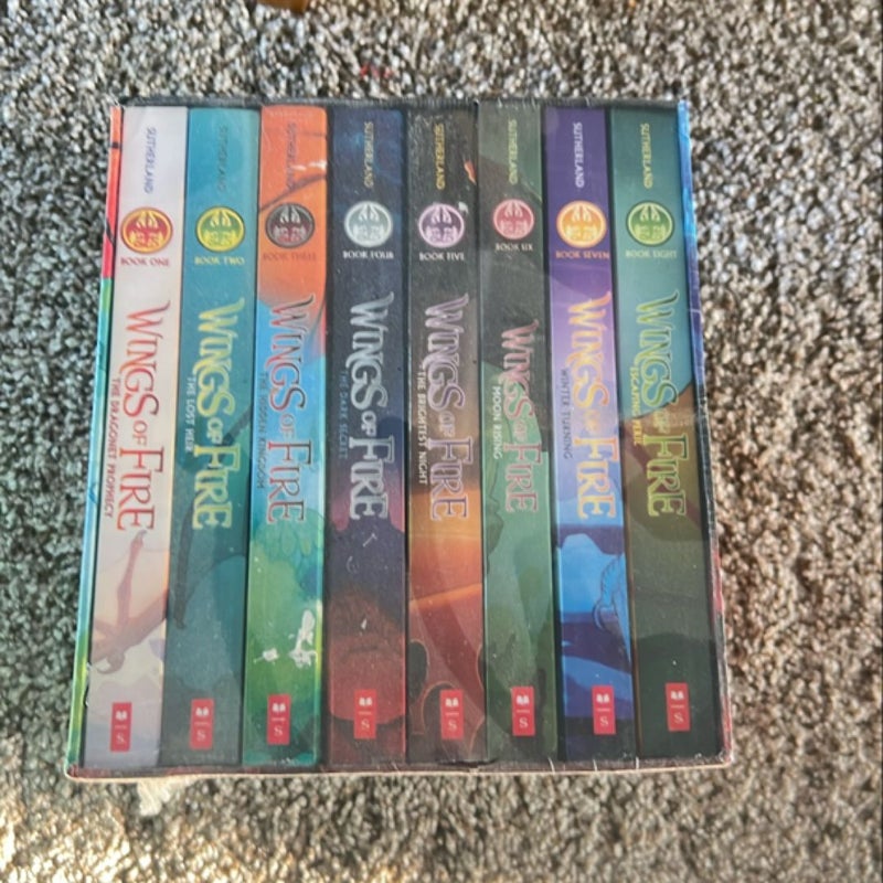 Wings of Fire Boxset 1-8