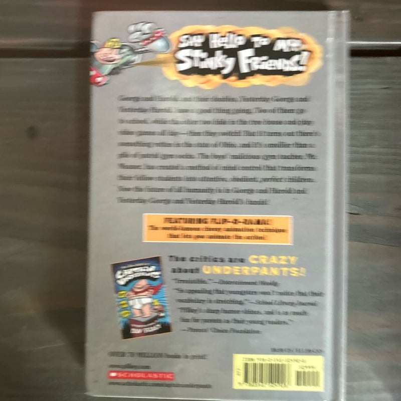 Captain Underpants Book Set; The 1st Epic Novel and the Saga of Sir-Stinks A Lot