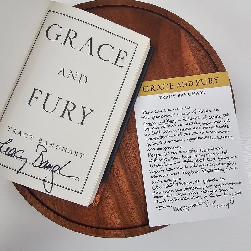 SIGNED Owlcrate - Grace and Fury 