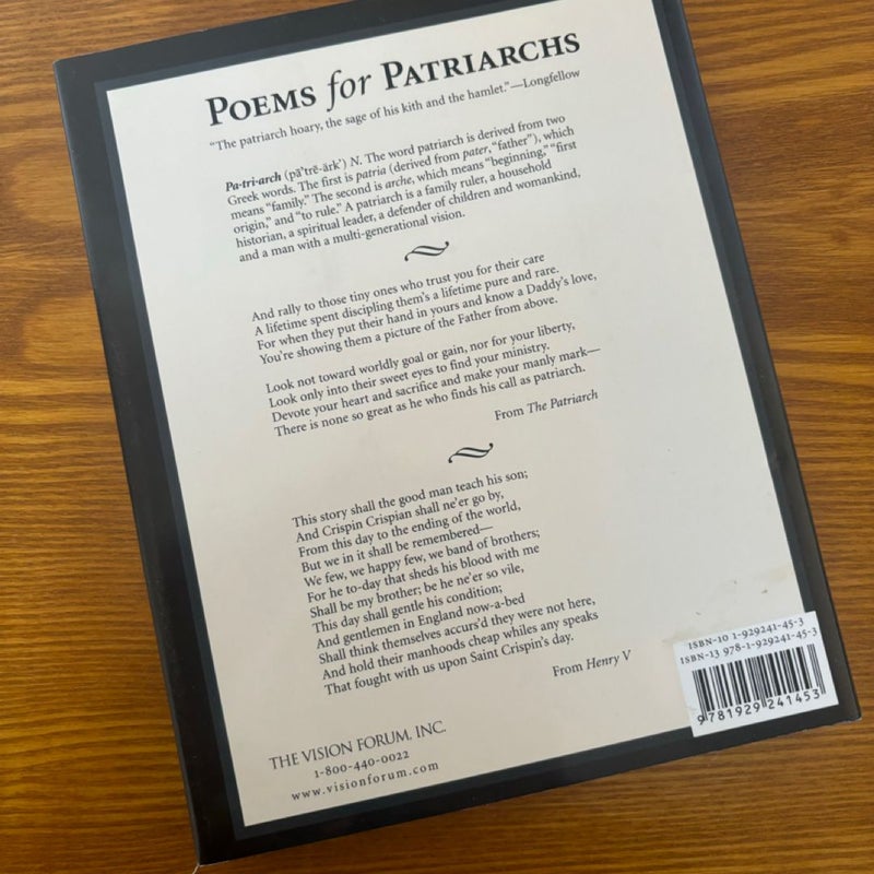 Poems for Patriarchs