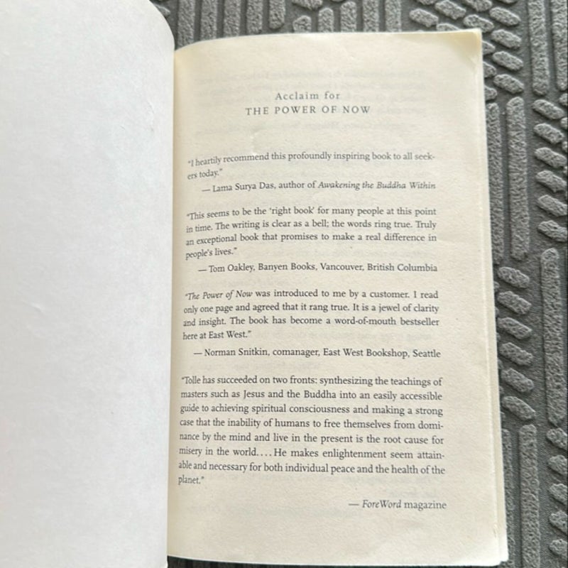 The Power of Now