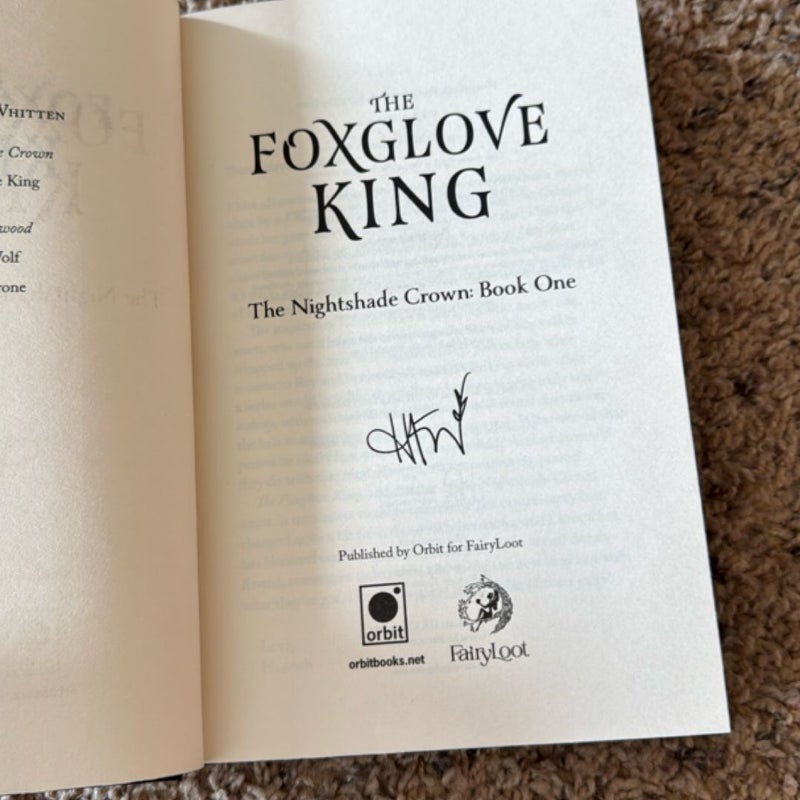 FAIRYLOOT EDITION & SIGNED - Foxglove King
