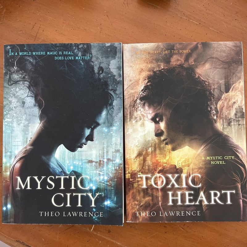 Mystic City & Toxic Heart by Theo Lawrence, Paperback