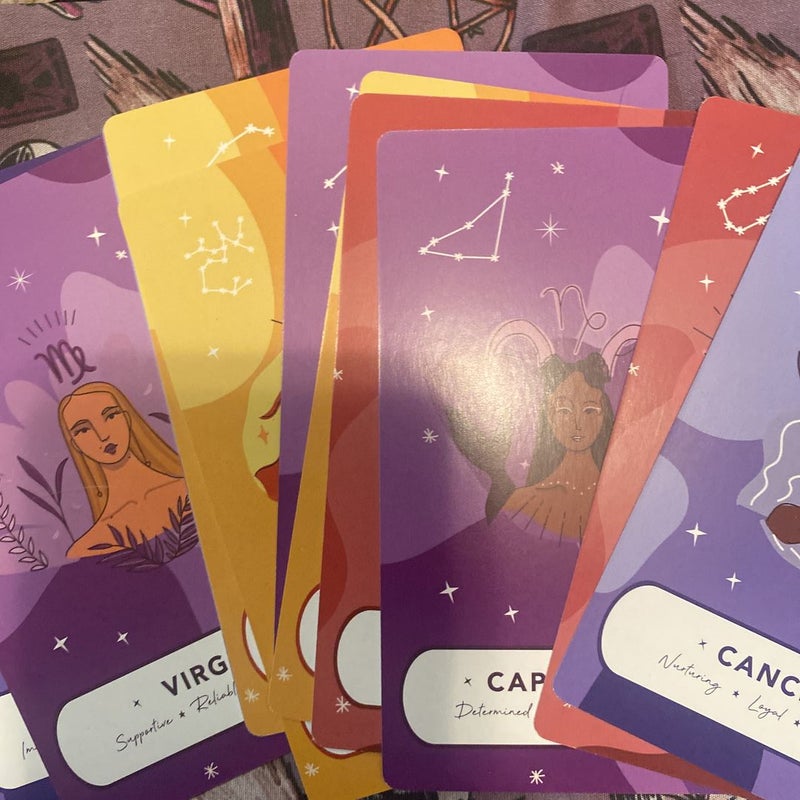 Astrological signs cards  (set of 12)