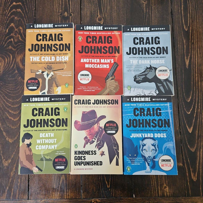 Longmire Mystery- batch of 6 books