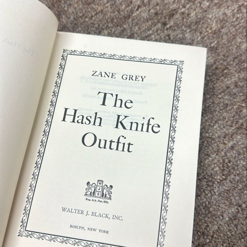 The hash knife outfit