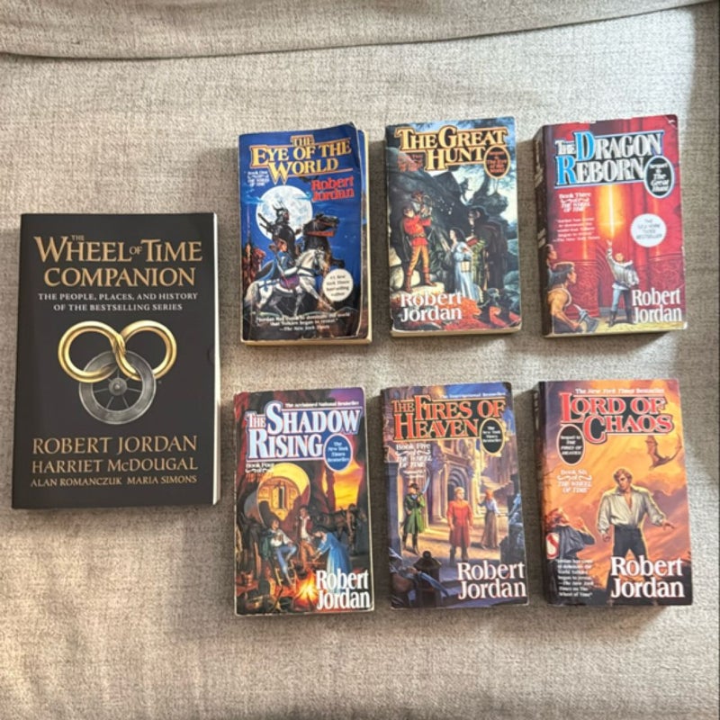 The Wheel of Time Books 1-6 AND The Wheel of Time Companion