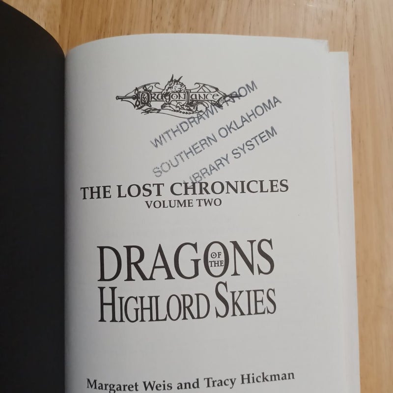 Dragons of the Highlord Skies