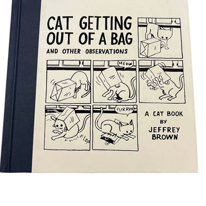 Cat Getting Out of a Bag and Other Observations