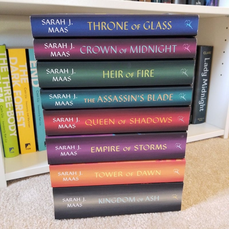 Throne of Glass Complete series 